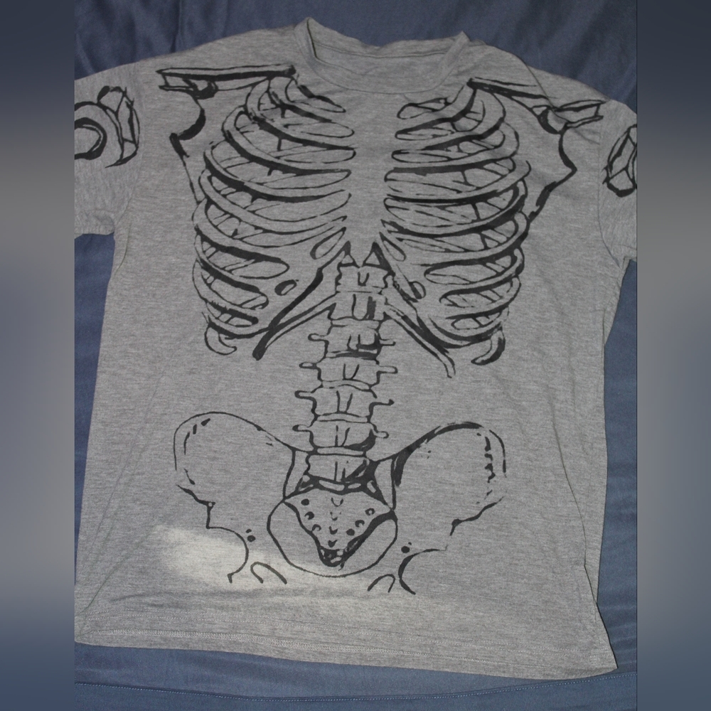 Grunge Skeleton Bone Shirt